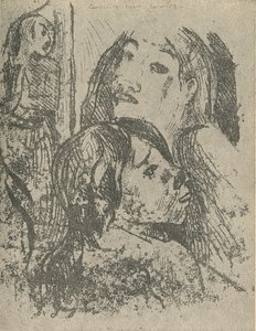 Rozmowa bez słów, 1936 autorstwa Paul Gauguin