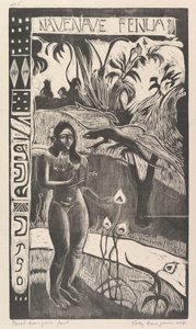 Wspaniała kraina, 1893-94. autorstwa Paul Gauguin