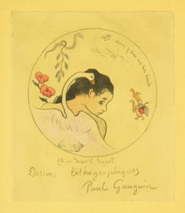 Entwurf für einen Porzellanteller autorstwa Paul Gauguin