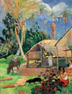 Czarne świnie autorstwa Paul Gauguin