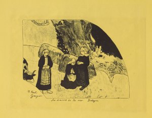 Dramen des Meeres: Bretagne autorstwa Paul Gauguin
