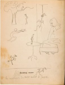 Rysunek z albumu rysunków wykonanych dla młodego Jacquesa Bousqueta, 1889-90 autorstwa Paul Gauguin