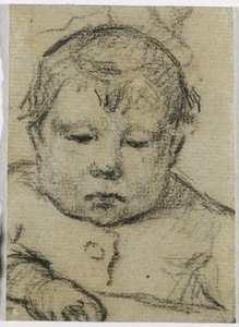Emil Gauguin jako dziecko, prawa ręka naprzód, c. 1875-1876. autorstwa Paul Gauguin