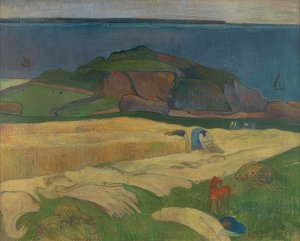 Ernte (Le Pouldu). 1890 autorstwa Paul Gauguin