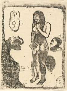 Ewa, w roku 1895 lub później. autorstwa Paul Gauguin