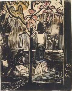 Zapach Noa Noa, mały blok, 1894-95., 1894-95. autorstwa Paul Gauguin