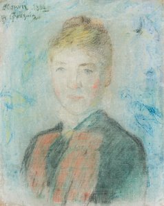 Francuski:  Mlle S. Manthey, Portrait de Sophie Margrethe Manthey Mlle S. Manthey autorstwa Paul Gauguin