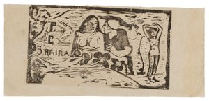 Nakrycie głowy dla „Le sourire” autorstwa Paul Gauguin
