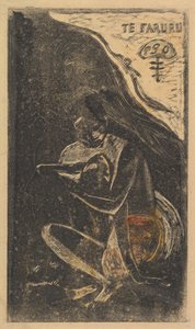 Here We Make Love Te Faruru, z perfum Noa Noa, 1893-94. autorstwa Paul Gauguin