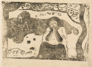 Ludzki smutek (Miseres humaines) autorstwa Paul Gauguin
