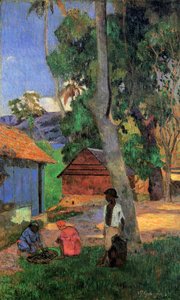 Chaty na Martynice, 1887 r. autorstwa Paul Gauguin