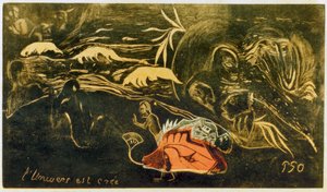 Wszechświat jest stworzony autorstwa Paul Gauguin