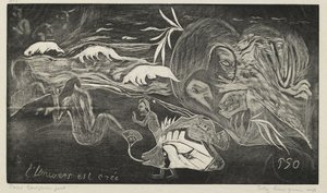 Wszechświat zostaje stworzony autorstwa Paul Gauguin