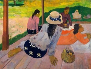 Siesta - Obraz Paula Gauguina (1848-1903) autorstwa Paul Gauguin
