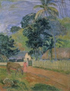 Krajobraz autorstwa Paul Gauguin