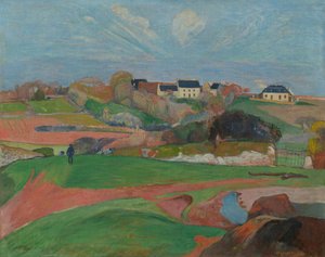 Krajobraz w Le Pouldu autorstwa Paul Gauguin