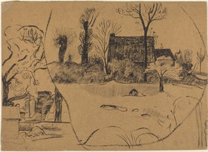 Krajobraz w Pont-Aven autorstwa Paul Gauguin