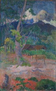 Krajobraz z koniem autorstwa Paul Gauguin