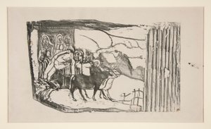 Le Calvaire Breton [Przydrożne Sanktuarium w Bretanii] autorstwa Paul Gauguin
