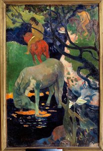 Le cheval blanc Obraz Paula Gauguina (1848-1903) 1898 Nd. 1,4x0,91 m Paryż, musee d