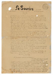 Le sourire: Journal sérieux, 13 października 1899 r. autorstwa Paul Gauguin