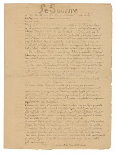 Le sourire: Journal sérieux, 19 września 1899 r. autorstwa Paul Gauguin