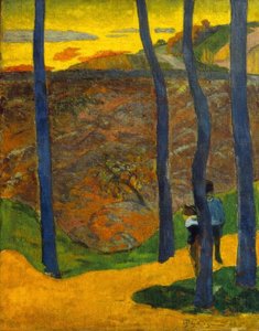 Niebieskie drzewa autorstwa Paul Gauguin