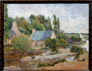 Les lavandières à Pont Aven (Pont-Aven) Obraz Paula Gauguina (1848-1903) 1886 nd. 0,71 x 0,90 m Paryż, musee d