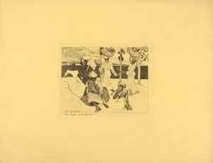 Szarańcza i mrówki - pamiątka z Martyniki autorstwa Paul Gauguin