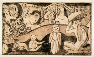 Kochaj, a będziesz szczęśliwy autorstwa Paul Gauguin