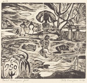 Mahana Atua (Pokarm Bogów) autorstwa Paul Gauguin