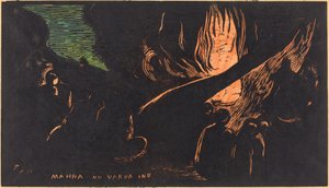 Mahna no Varua Ino (Diabeł mówi) autorstwa Paul Gauguin