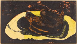 Jest nawiedzana przez ducha autorstwa Paul Gauguin