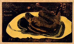 Manao Tupapau Obserwacja Ducha Umarłych, 1893-1894. autorstwa Paul Gauguin