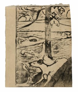 Manao tupapau (Ona myśli o duchu lub Duch myśli o niej) autorstwa Paul Gauguin