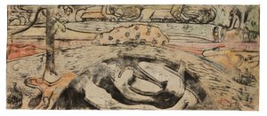 Manao tupapau (Ona myśli o duchu lub Duch myśli o niej) autorstwa Paul Gauguin
