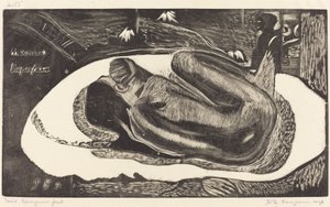 Manoa Tupapau (Nawiedzana przez ducha) autorstwa Paul Gauguin