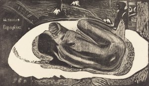 Manoa Tupapau Nawiedzana przez ducha, 18941895. autorstwa Paul Gauguin