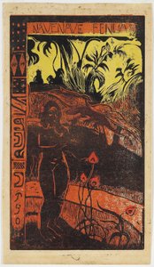 Nave Nave Fenua, z serii Noa Noa autorstwa Paul Gauguin