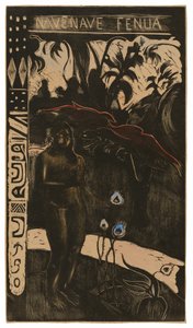 Nave nave fenua (Rozkoszna kraina), z Suity Noa Noa autorstwa Paul Gauguin