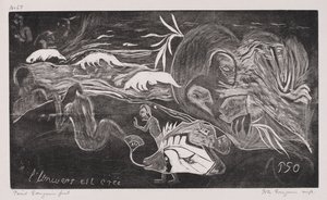 Noa Noa: Powstaje wszechświat, 1893-94. autorstwa Paul Gauguin