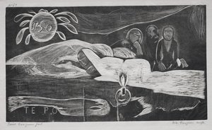 Tylko: Wieczna noc, 1893-94. autorstwa Paul Gauguin