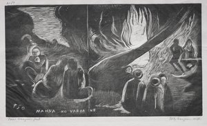 Noe Noe; Diabeł mówi (Mahna No Varua Ino) autorstwa Paul Gauguin