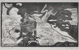 Noa Noa: Kobiety nad rzeką (Auti Te Pape) autorstwa Paul Gauguin