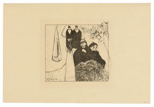 Stare Kobiety z Arles, z Apartamentu Volpini autorstwa Paul Gauguin
