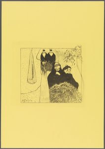Alte Frauen von Arles, aus der "Volpini Suite: Dessins lithographiques" autorstwa Paul Gauguin