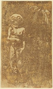 Oviri (Dziki) [odbyt] autorstwa Paul Gauguin