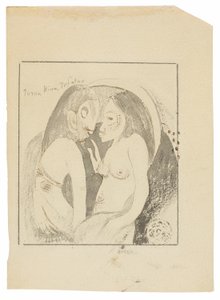Parau Hina Tefatou (Słowa Bogini Księżyca i Boga Ziemi) autorstwa Paul Gauguin