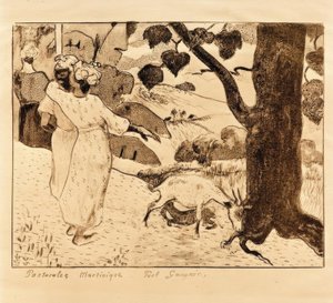 Pastorałki Martynika autorstwa Paul Gauguin