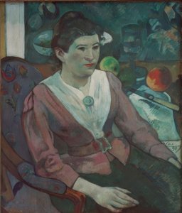 Portret kobiety w martwej naturze autorstwa Cézanne